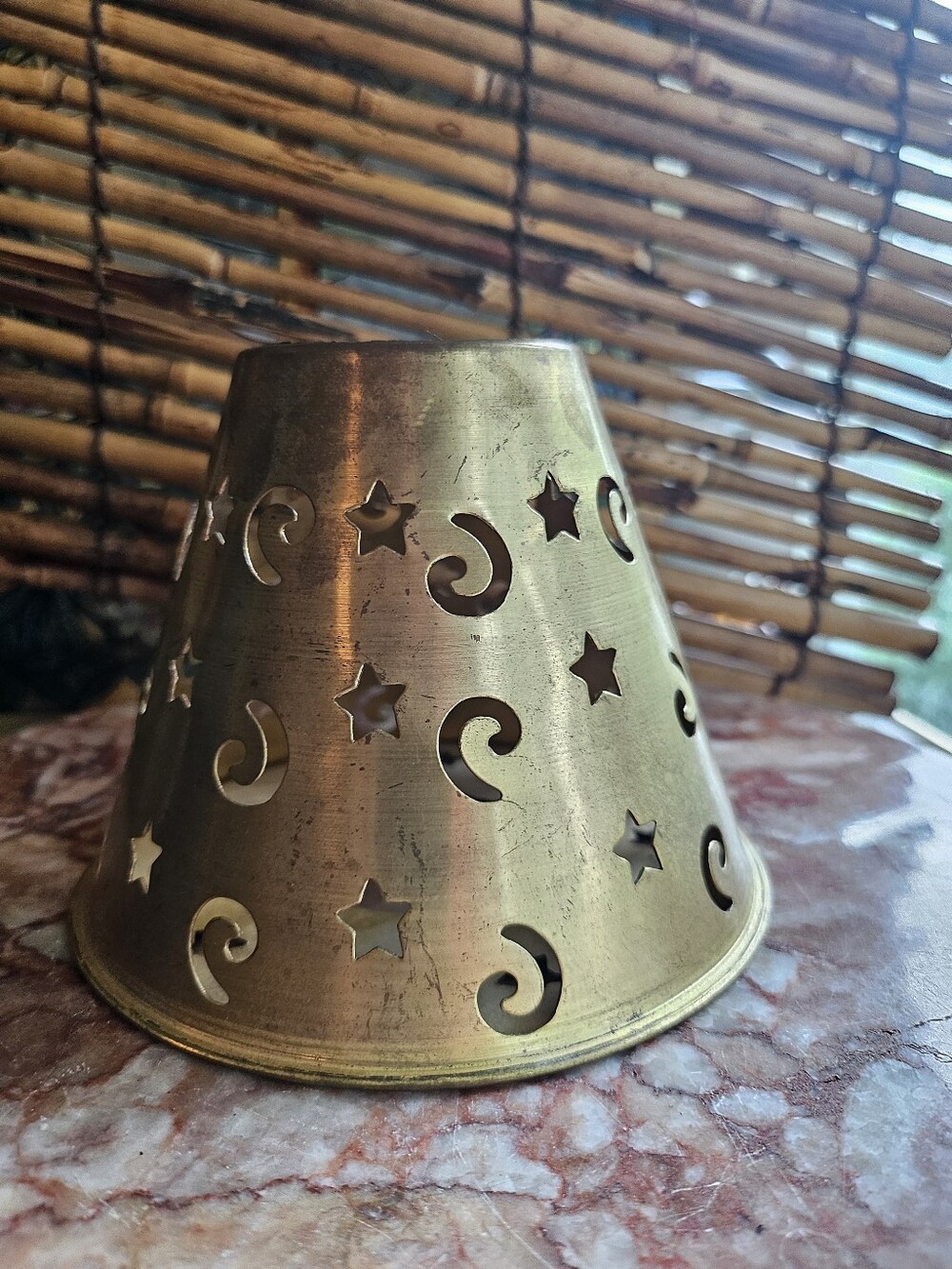 Vintage Brass Lampshade